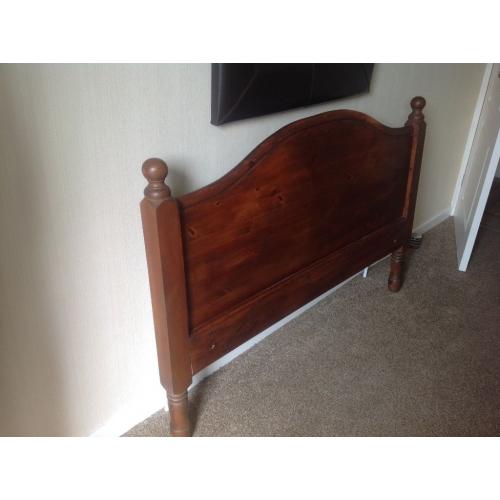 Double Solid Pine Headboard