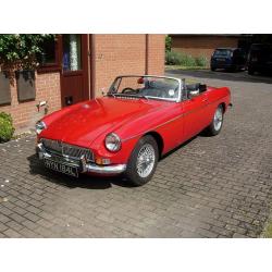MGB Roadster, 1972 Chrome Bumper, Fully restored, Wire wheels, Overdrive, Tax exempt
