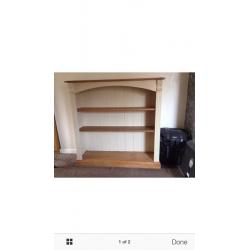 Pine bookcase delivery available