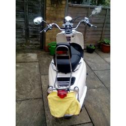 Valencia 50cc scooter. Brought a year ago and hardly used. 2years before mot, full service history.