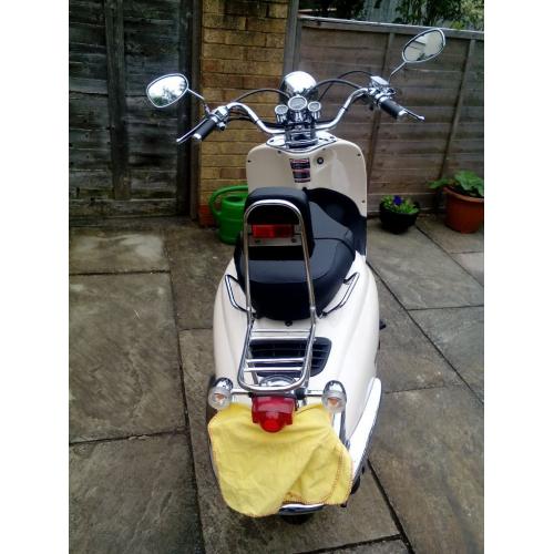 Valencia 50cc scooter. Brought a year ago and hardly used. 2years before mot, full service history.
