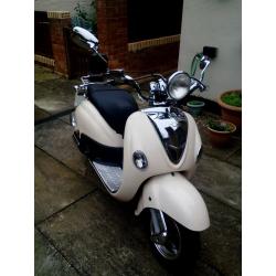 Valencia 50cc scooter. Brought a year ago and hardly used. 2years before mot, full service history.