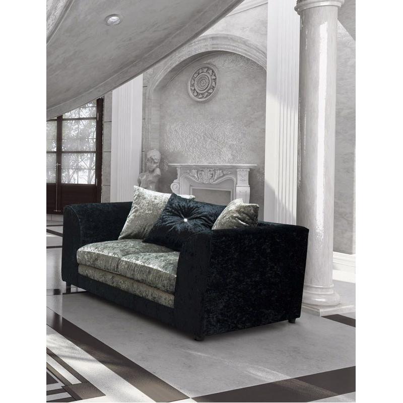 *BRAND NEW* DYLAN 3 + 2 DIAMOND CRUSHED VELVET *AVAILABLE IN 5 DIFFERENT COLOURS*