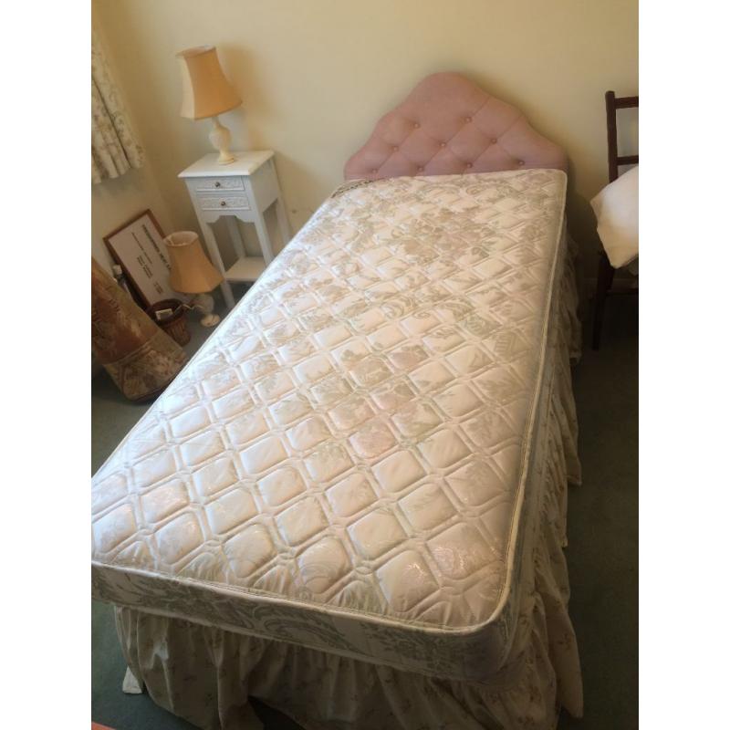 Good condition single bed including mattress - hardly ever used COLLECTION ONLY