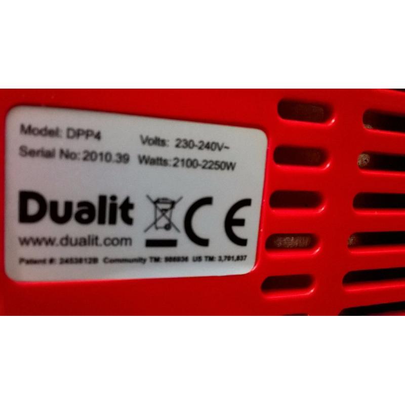 NICE DUALIT 4 SLICE TOASTER