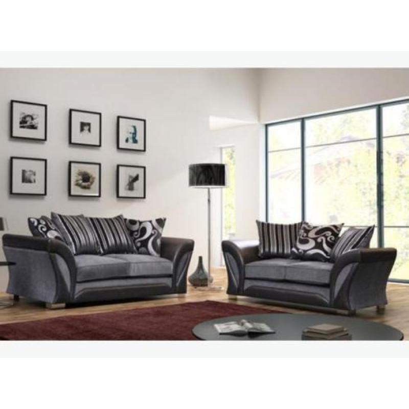 High Quality Channel Fabric 3+2 Sofa - Express Delivery