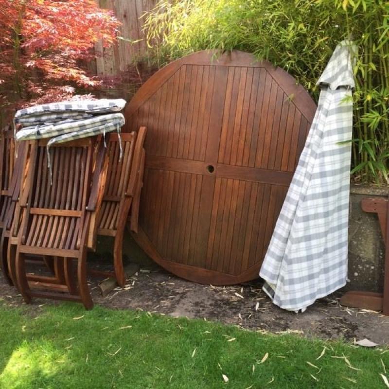 Garden table and chairs