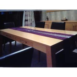 Oak dining table
