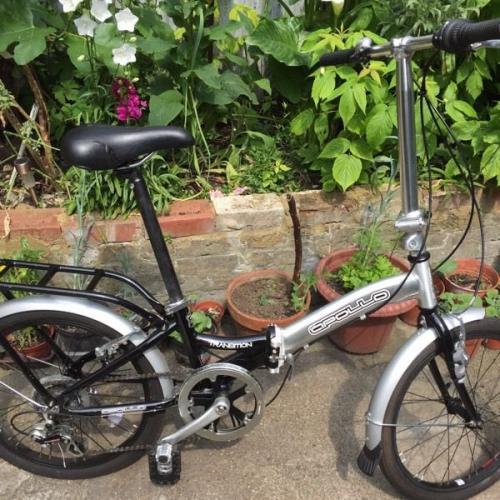 Pristine condition Apollo Transition folding bike