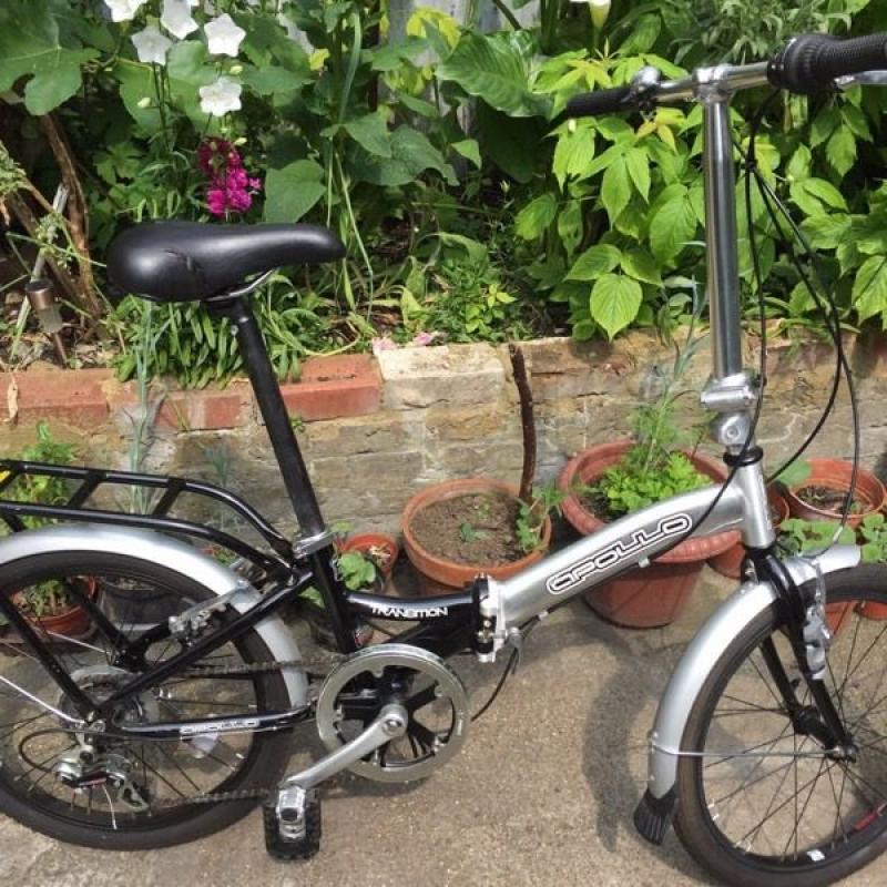 Pristine condition Apollo Transition folding bike