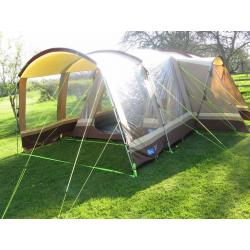 Kampa Frinton 4 Classic (Polycotton 4 Berth Tent ) + Additional Canopy