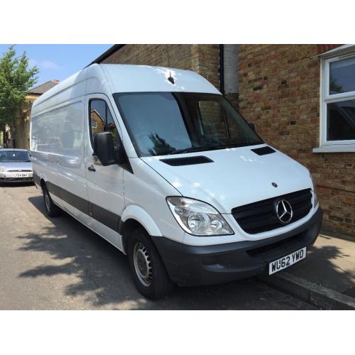 Mercedes Sprinter 313 CDI MWB '12 Plate. Some panel damage