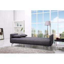 Sofa Bed 3 Seater Modern Design Futon Sofabed + 2 Matching Cushions Hardly Used VGC (Can Deliver)