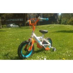Kids junior bicycle disney planes (Dusty) orange+white in very good condition