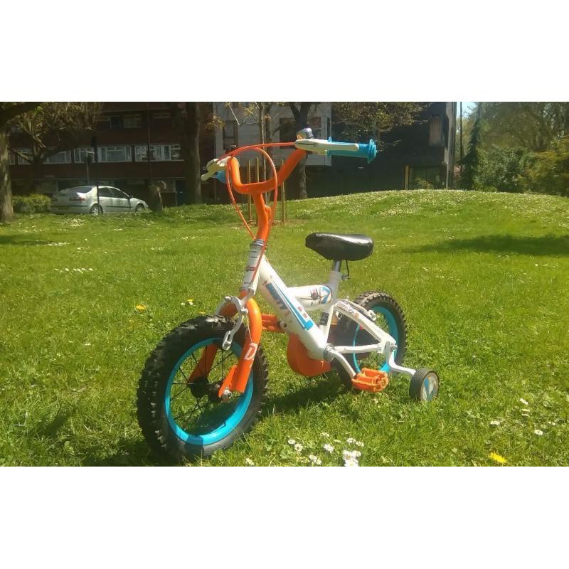 Kids junior bicycle disney planes (Dusty) orange+white in very good condition