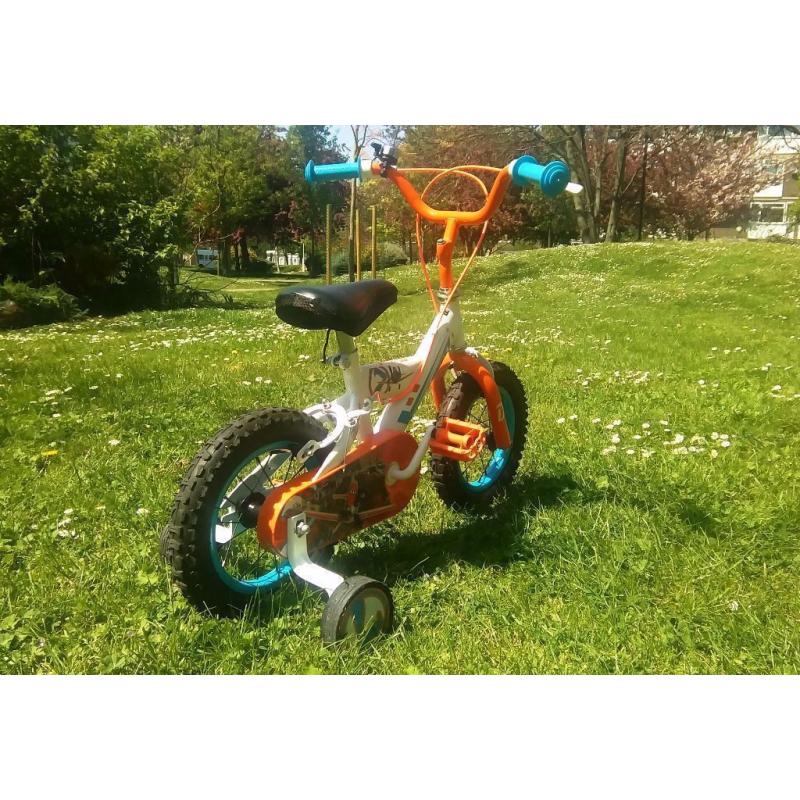 Kids junior bicycle disney planes (Dusty) orange+white in very good condition