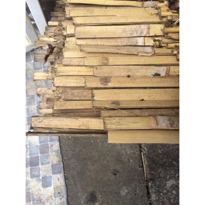 Split Bamboo Screening 3M long 2M Height