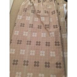 Lined curtains