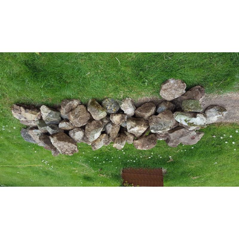 Natural Stone ideal for wall or rockery
