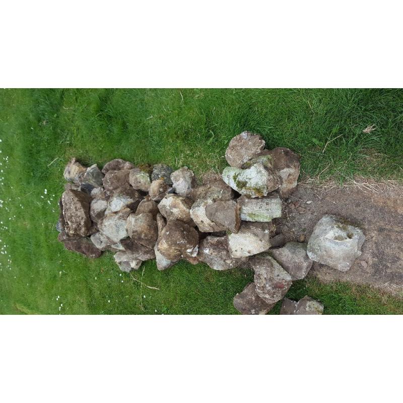 Natural Stone ideal for wall or rockery
