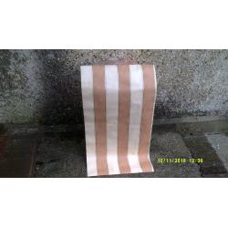 SIX ROLLS of STRIPED WALLPAPER ( STILL in It's WRAPPING ) USE AS IS or EMULSION OVER