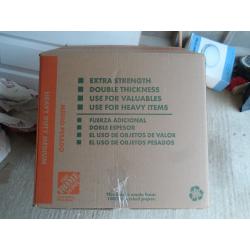 Heavy Duty Storage/Moving Boxes (18 1/8” X 18” X 16”)