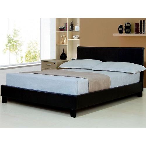 BRAND NEW -- Kingsize Leather Bed with 9inch Semi Orthopaedic Mattress- SINGLE BED - DOUBLE BED