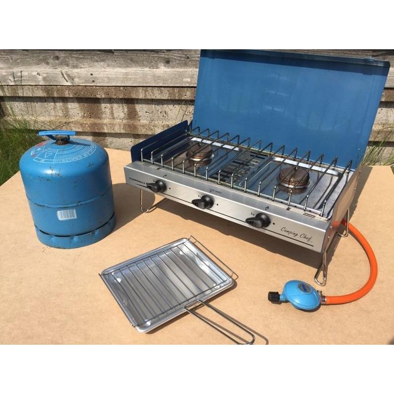 Campingaz Camping Chef Stove with Butane Cylinder Refill