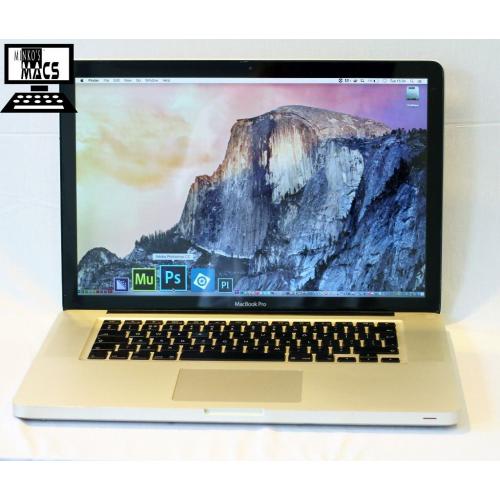15" 2.4Ghz Core i5 Apple MacBook Pro 4gb 500GB HD Warranty Cubase 8 QuarkXpress Final Cut Pro X Avid