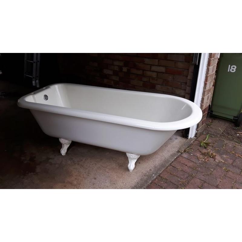 Roll-top bath and basin