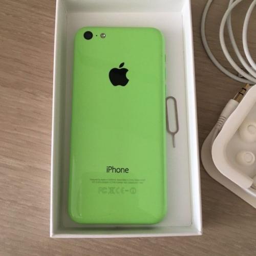 Green iPhone 5c, 10 months old 8gb used on o2 but can be unlocked