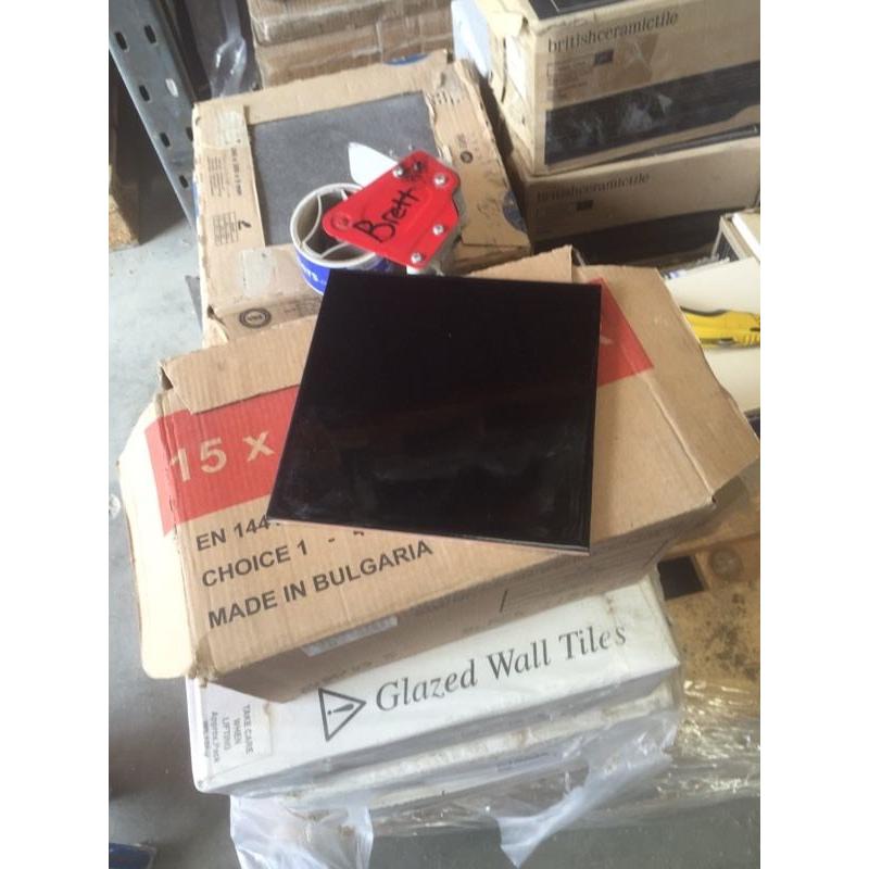 Black tiles