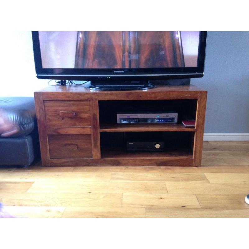 Sheesham wood TV unit
