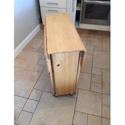 Fold away table and chairs