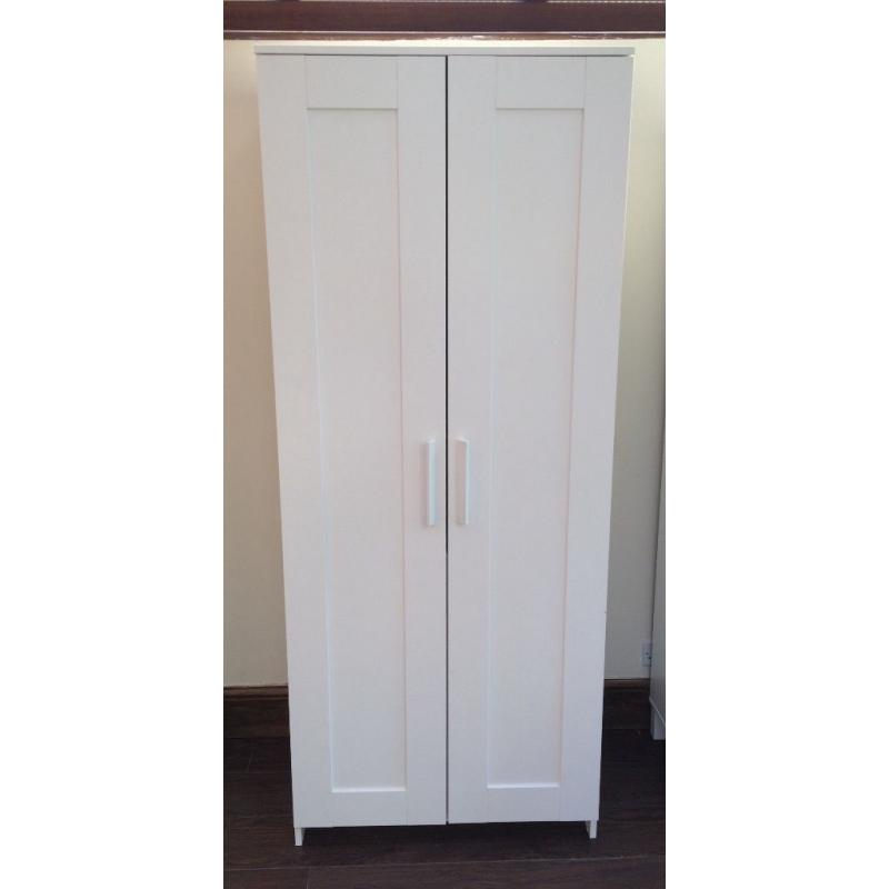 White IKEA Brimnes Wardrobe - only 2 months old