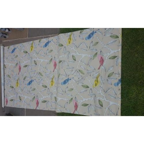 Beautiful bird roller blind (no wall fixings)