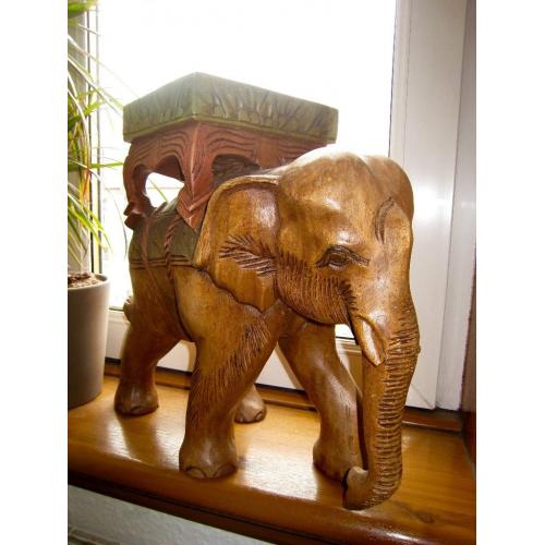 Wooden Elephant statue