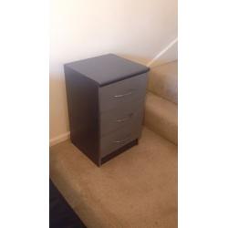 Hand painted bedside drawers