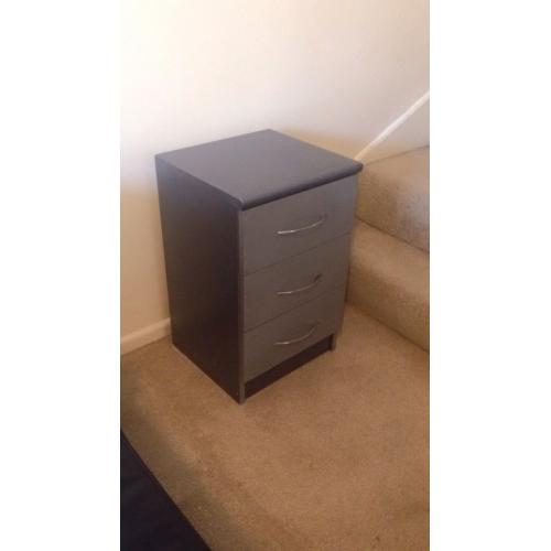 Hand painted bedside drawers