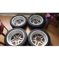 BMW 530 sports wheels and lights