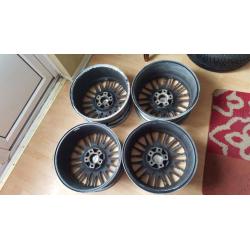BMW 530 sports wheels and lights