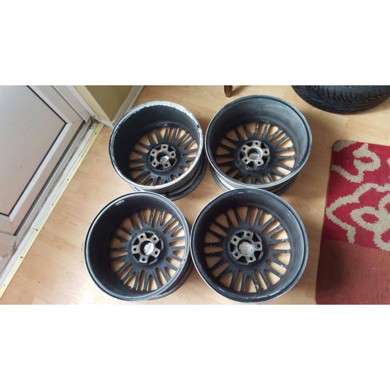 BMW 530 sports wheels and lights