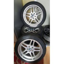 BMW 530 sports wheels and lights