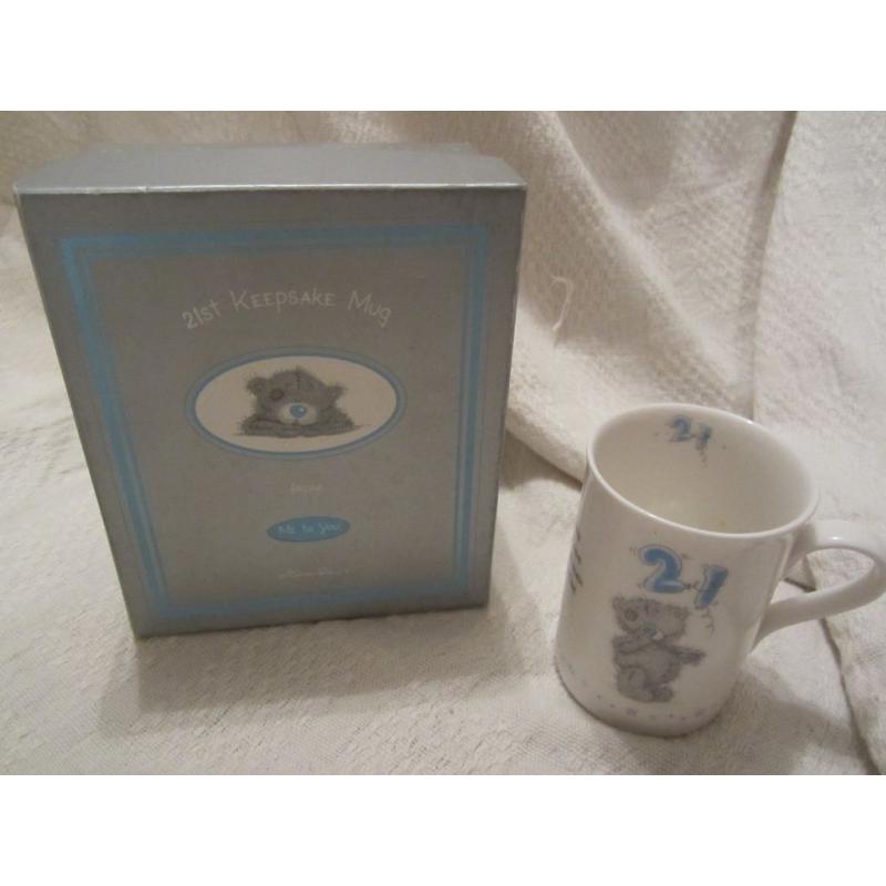 Me to you (Tatty Teddy) 21st mug and box
