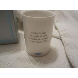 Me to you (Tatty Teddy) 21st mug and box