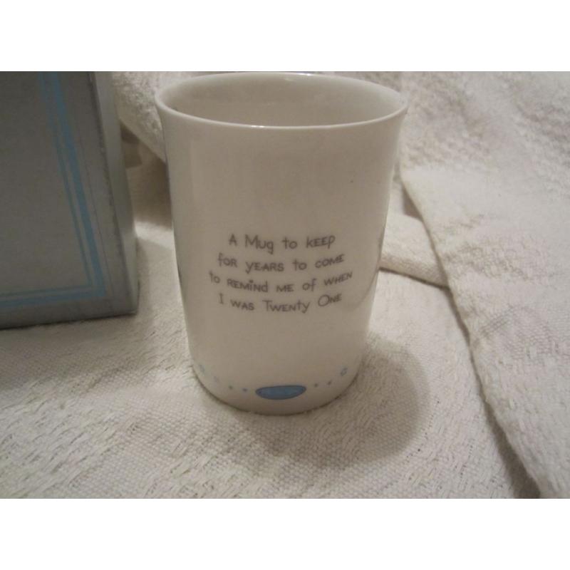 Me to you (Tatty Teddy) 21st mug and box