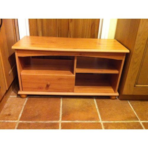 TV stand with storage space underneath for sale
