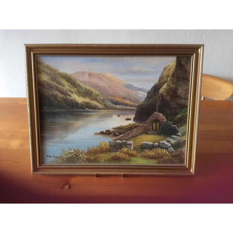 Oil painting by Adamson