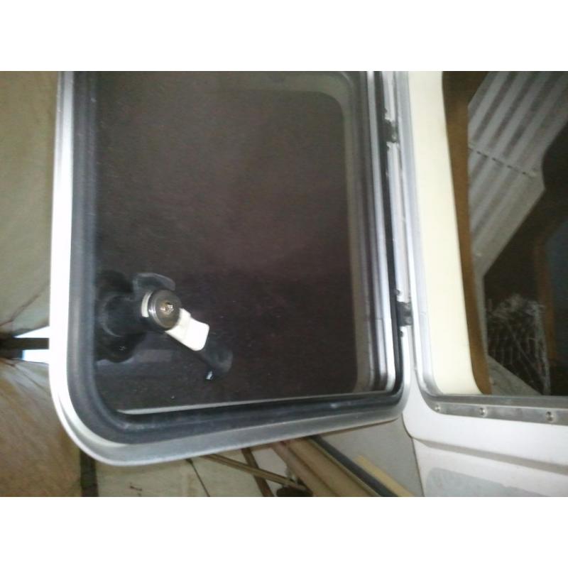 Moonlight opening boat hatch, alloy framed