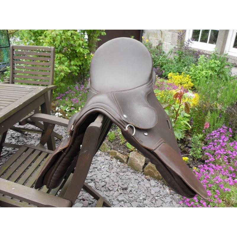 Horses saddle.